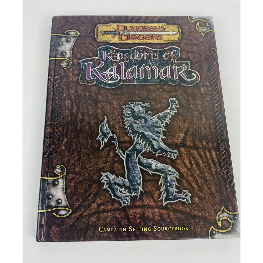 Vtg Dungeons & Dragons Kingdoms of Kalamar Campaign‎ Setting Sourcebook D&D Book